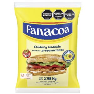 Mayonesa Fanacoa Bolsa Caja (3 x 2.75 Kg)