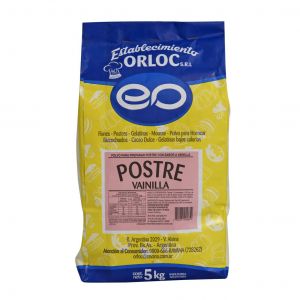 Postre de Vainilla Orloc Bolsa x 5 Kg