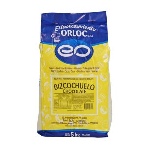 Bizcochuelo de Chocolate Orloc Bolsa x 5 Kg