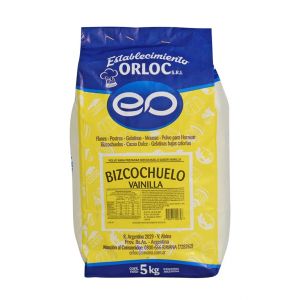 Bizcochuelo de Vainilla Orloc Bolsa x 5 Kg