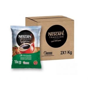 Cafe Soluble Clasico Nescafe Bolsa (2 x 1 Kg)