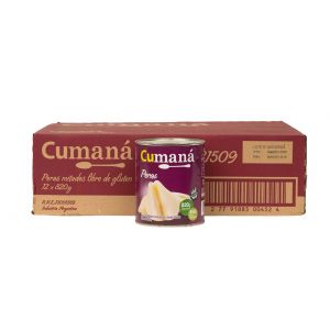 Peras en Mitades Cumana S/TACC Lata (12 x 820 gr)