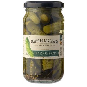 Pepinos Agridulces Enteros Cristo de los Cerros Frasco x 2.8 Kg