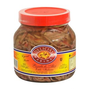 Anchoas en Aceite Pezzetti Di Alici Frasco x 1.5 Kg