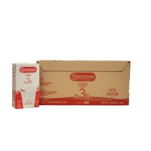 Leche Entera Larga Vida 3% La Serenisima Pack (1L x 12)