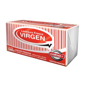 Levadura Prensada Virgen Calsa Pan x 500 Grs