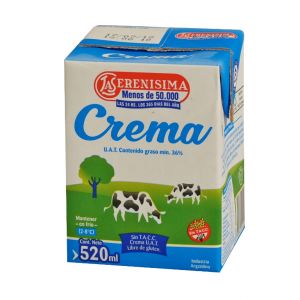 Crema de Leche La Serenisima 500 cc
