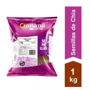 Semillas de Chia Cumana Bolsa x 1 kg