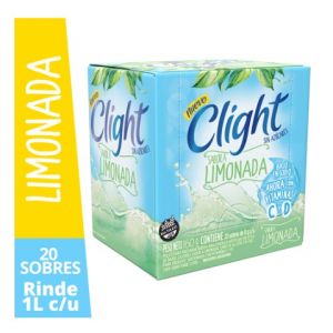 Jugo en Polvo Limonada Clight Caja ( 20 Sobres x 8 Gr)